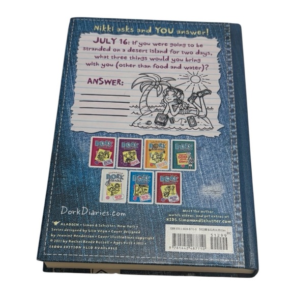 Dork Diaries OMG! All About Me Diary - Blue - Picture 2 of 4